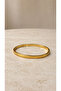 Serenor Elisia Gold Color Minimal Patterned Handcuff Bracelet – Elegant Women's Bracelet - 3