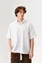 Mach Basic Short Sleeve Tencel Fabric Oversize Shirt - 8