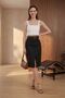 My Fashion High Waist Slit Midi Pencil Skirt - 4