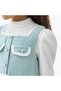 Round Neck Long Sleeves Knee Length Dress with T-shirt and Stockings - 6