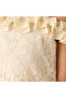 Cold Shoulder Dress with Floral Lace Texture - 5