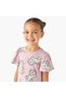 Round Neck Short Sleeves Knee Length A-line Dress with My Little Pony Print - 4