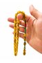 9.5X8.5 mm Cask Cut Dense Marbled Old Syria Stick Prayer Beads – Master Craftsmanship Collectible Model - 2