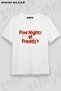 Unisex Loose Fit Fnaf Five Nights V7 Printed T-Shirt