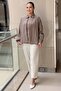 Front Pleated Detailed Zippered Advertized Sleeve Lined Bomber Jacket - 5