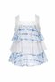 Baby Girl Fish Print Layered Ruffle Sleeveless Top and Shorts Two-Piece Set - Summer Party, Vacation, Beachside (9m, 12m, 18m, 24m, 36m) 311004Ca - 2
