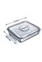 غطاء بوركام، مجموعة من 3 أغطية بلاستيكية مستديرة ومربعة ومستطيلة لحاويات التخزين - 5