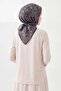 Soft Scarf Geometric Black - 2