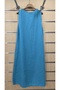 Italian Linen Dress Zero Sleeve Midi Length - 5