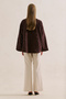 Premium Embroidered Kimono Brown - 5