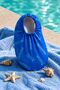 Cobalt Blue Graffiti Patterned Baby Boy - Children's Sea Shoes - 3