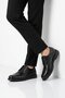 Black Genuine Leather Orthopedic Men's Casual Shoes 6K2320-2087 m - 2