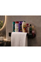 Lifetime Stainless Steel No Drilling Mounting Adhesive and Screw Rack Bathroom Towel Holder Matte Black- Bth-005