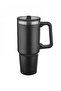 Black Aç-Kapa Straw - 900 ml Premium Thermos - Stainless Steel Thermos - 6