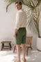 Lightweight and Comfortable Wide-Legged Muslin Shorts - Khaki - 4