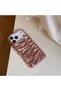 iPhone 14 Pro Max (6.7 Inch) Compatible Wavy Wrinkled Detailed 3D Surface Bright Colored Summer Lux Case - 6