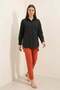 Women's Cotton Black Shirt - 5