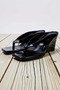 Women's Flip-Flop Wedge Heeled Slippers Faux Leather Comfortable Casual Cut Daily Shoes Modern Stylish