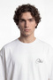 Men's De Porsche Printed Crop Oversize T-Shirt Ecru - 7