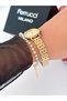 Steel Strap Minimal Case 2 Year Warranty 3 Atm Waterproof Women's Wristwatch + Bracelet Gift - 6