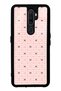 Oppo A5 2020 Glossy Phone Case with Pink Coquette Pattern Design