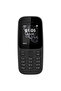 جوال نوكيا Nokia 105 شريحتي اتصال بدون كاميرا لون اسود شبكة الجيل الثاني - 2