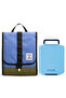 Insulated Lunch Bag w/ Jumbo Bento Lunch Box – Blue