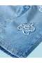 Infant Girls Blue Embellished Wideleg Jeans - 3