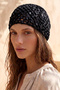 Sequin Detail Hair Net Sea Beach Hair Accessory 2141 Black - 4