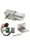 JGY 370 12V 30RPM Worm Gear Motor Kit with PWM Speed Controller Bracket - 6