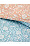Floria Easy-Iron Single Duvet Cover Set 160X220 cm Blue-Orange - 2
