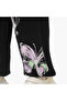 Elastic Waist Joggers with Butterfly Print - 5