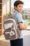 Unisex School Backpack Travel Camping Daily Student Backpack School Bag 2466 Brown - 4