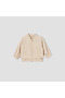 Mandarin Collar Long Sleeves Bomber Jacket and Pants Set with Pockets - 3