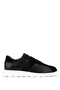 Men's Genuine Leather Black Sneakers & Sports Shoes