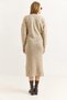Women's Knitwear Cardigan Strap Dress Beige - 5