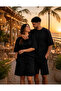 Oversize Short Sleeve Shorts Set Suitable for Unisex Couples (One Piece) - 3