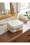 Jewelry Box Organizer with Small Mirror for Small Portable Travel - 5