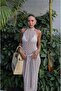 Mink Rando Beach Dress with Tie Detail - 2