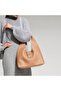 Women's Bag Victoria Maxi Camel Large Shoulder Bag with Accessory Detail - 2