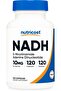NADH 10mg Per Serving 120 Capsules - B-Nicotinamide Adenine Dinucleotide, Vegan, Gluten-Free