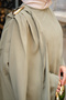 Women's Side Buckle Brooch Detail Suit Khaki Green - 7