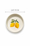 Vita Limon 4 Pieces 13 cm Handmade Ceramic Snack Bowl & Sauce Bowl Breakfast Serving Bowl - 4