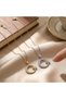 Zircon Stone Moon Star Necklace for Women - Non-Tarnish & Anti-Allergic Gold Color - 6