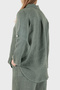 Comfortable Fit Long Sleeve Linen Shirt Shirt 6684 - 3