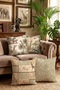 African Safari Patterned 4-Piece Throw Pillow Cover Set