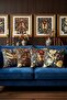 Yusufcuk and Friends Patterned 4-Piece Throw Pillow Cover Set - 2