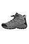 Men's Textile Lace-Up Ankle-High Outdoor Boots Gray - 4