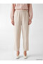 Gray Elastic Waist Women's Muslin Trousers - 2