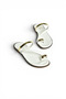 Y291700103 White Genuine Leather Women's Slippers - 6